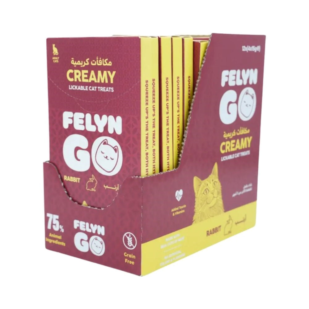 Felyn Go Cat Creamy Wet Treats Rabbit 4x15g