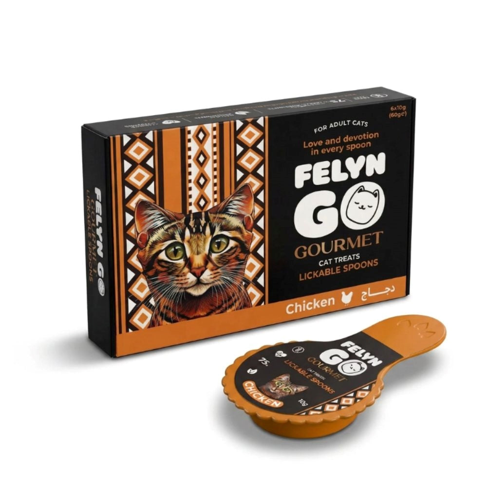 Felyn Go Gourmet Cat Treat Lickable Spoons Chicken