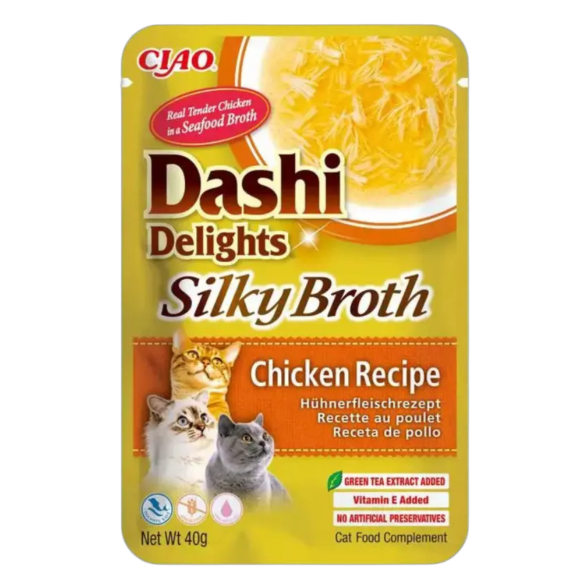 810100852467, INABA Cat Wet Food Dashi Delight Silky Broth Chicken 40g, 1