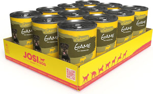 JosiDog Wet Food Game in Sauce 415g Josi Dog