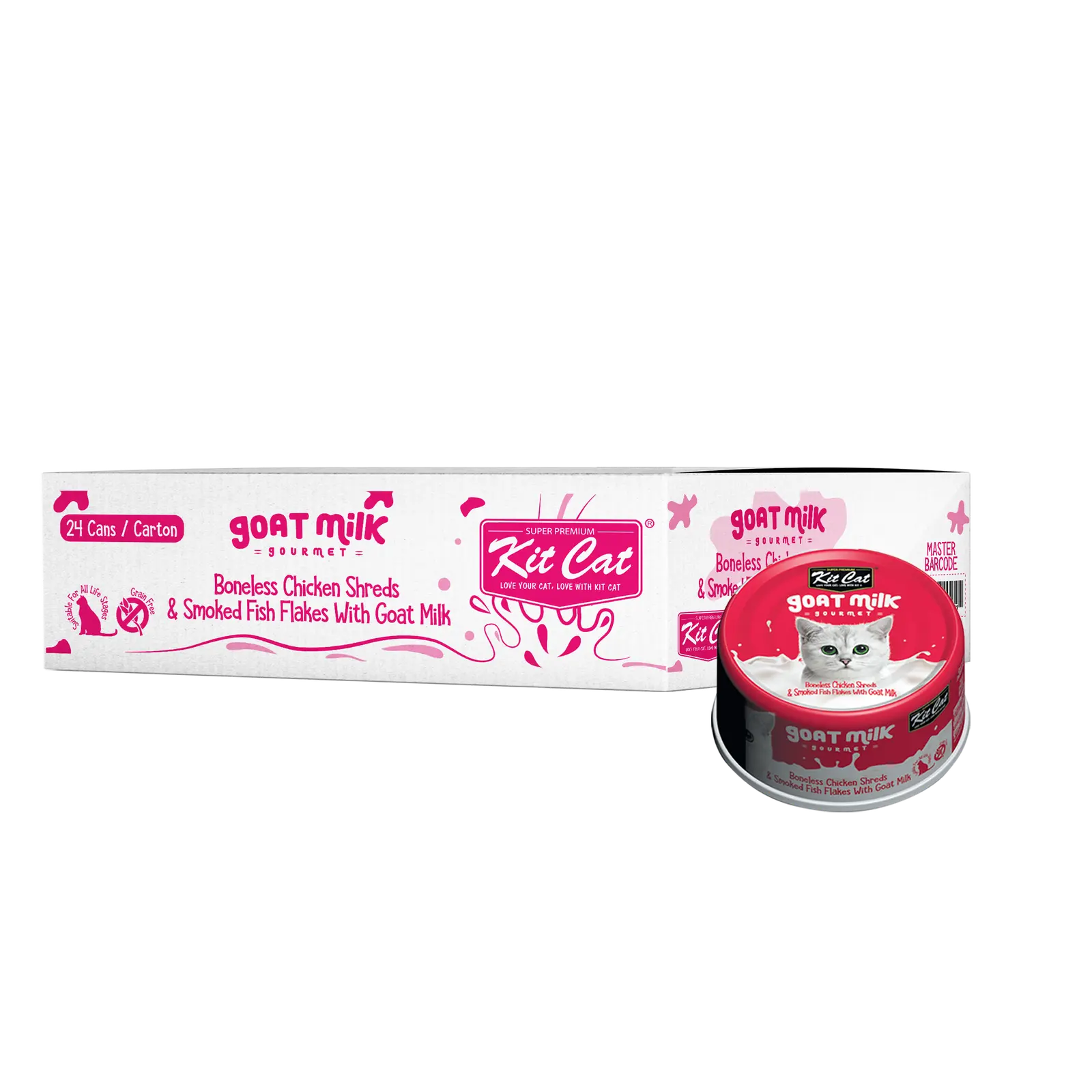 Kit Cat Wet Food Chicken & Smoked Fish with Goat Milk 70g Kit Cat