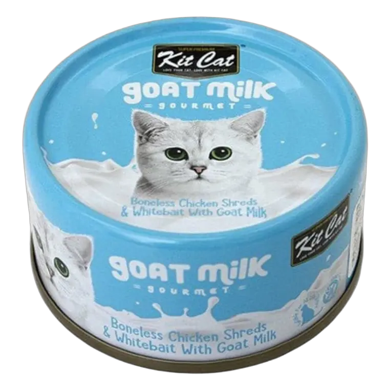 8858772602241, Kit Cat Wet Food Chicken & Whitebait with Goat Milk 70g, 1
