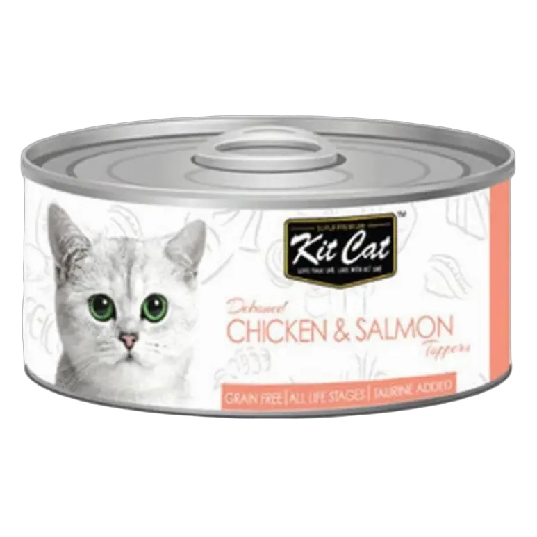 8858772602166, Kit Cat Deboned Wet Food Chicken Salmon Toppers 80g, 1