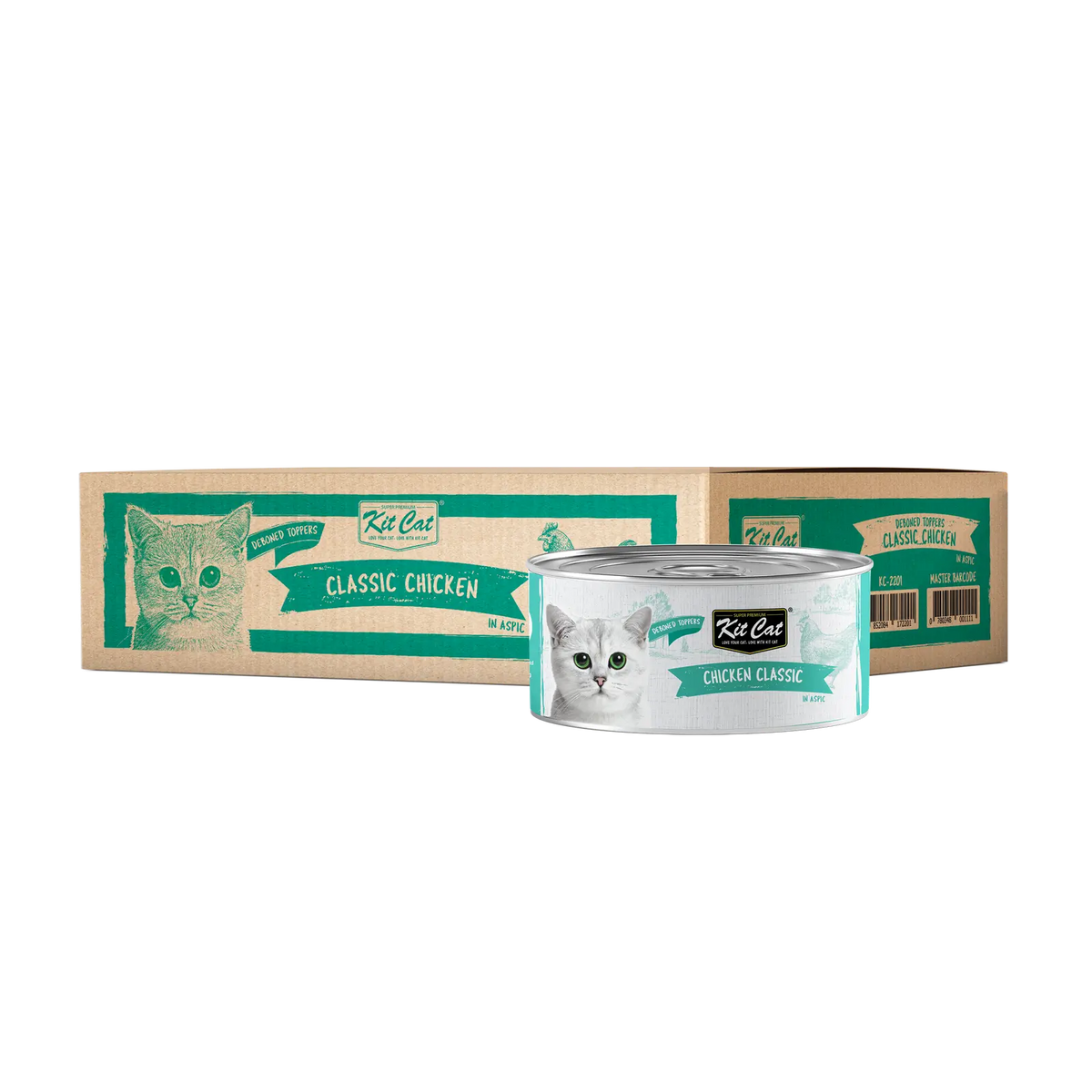 Kit Cat Deboned Wet Food Chicken Classic 80g - Pawzi