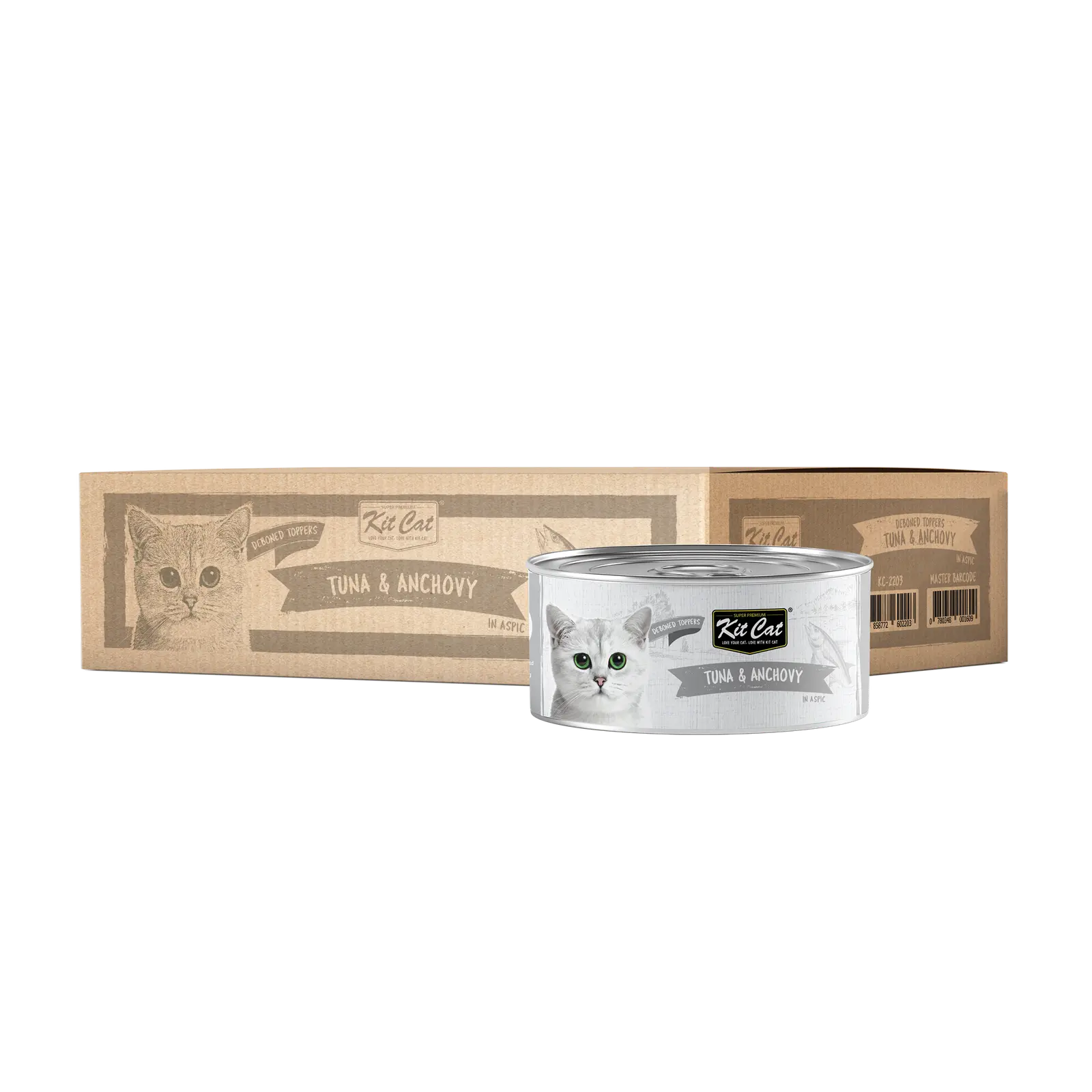 Kit Cat Deboned Wet Food Tuna Anchovy 80g Kit Cat