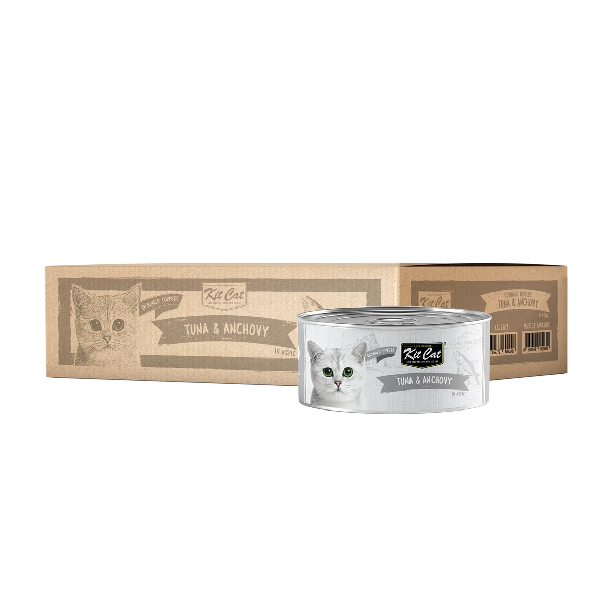 Kit Cat Deboned Wet Food Tuna Anchovy 80g Kit Cat