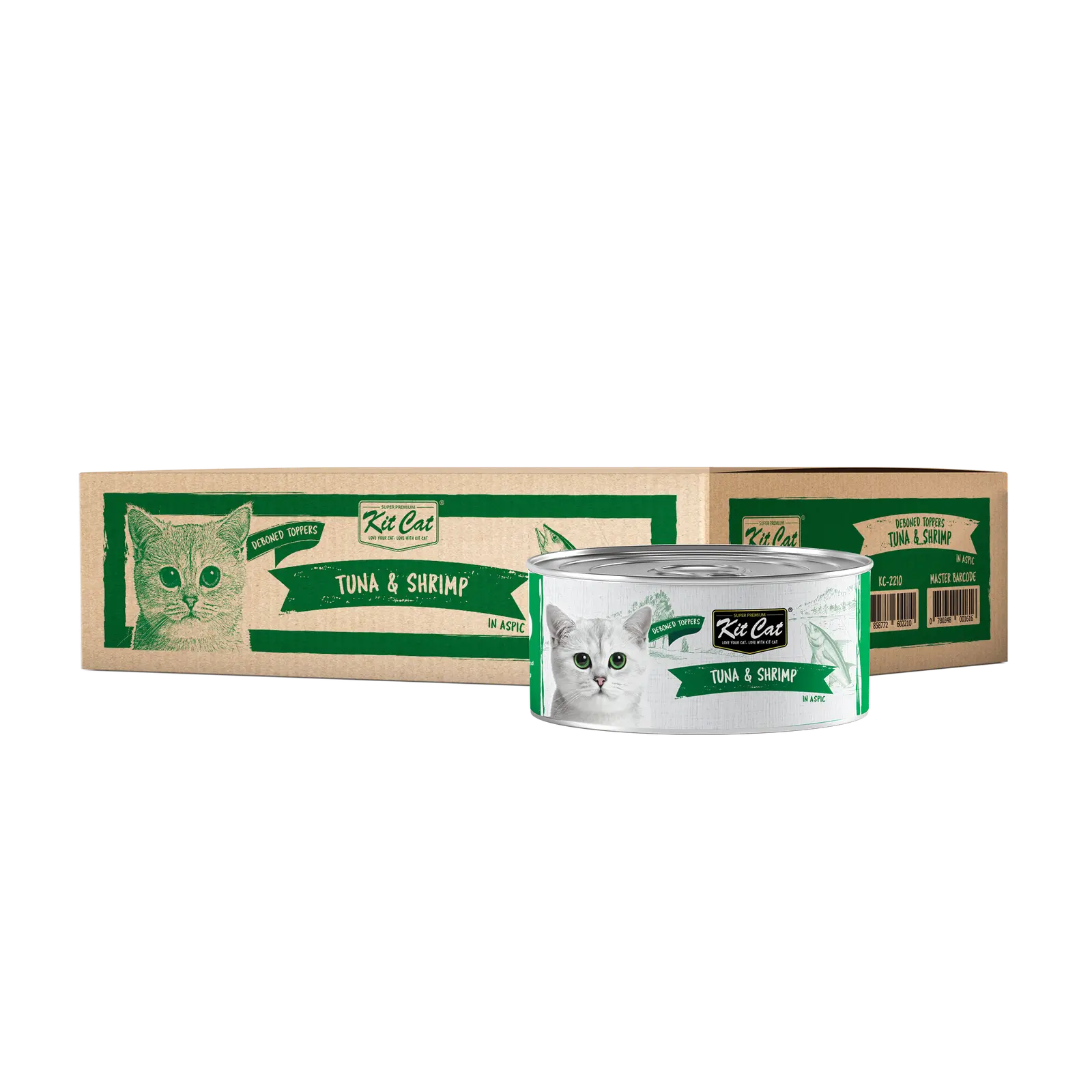Kit Cat Deboned Wet Food Tuna Shrimp 80g Kit Cat