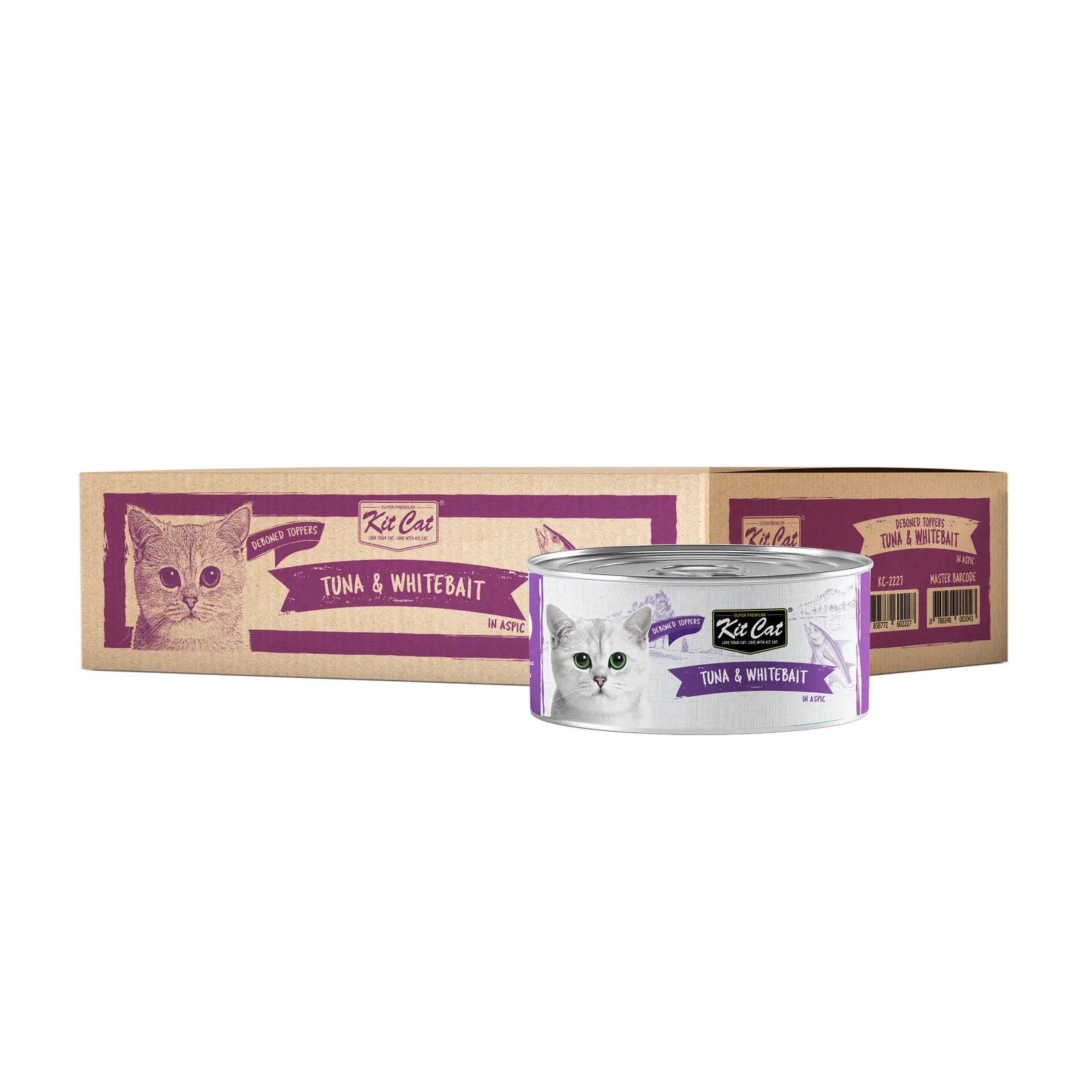 Kit Cat Deboned Wet Food Tuna Whitebait 80g Kit Cat