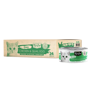Kit Cat Gravy Wet Food Chicken Quail Egg 70g Kit Cat