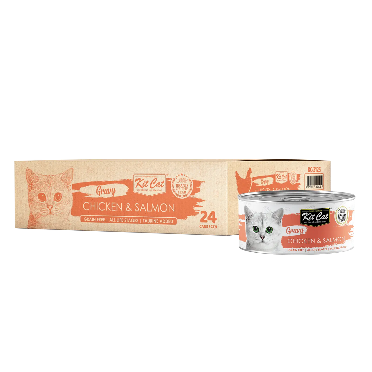 Kit Cat Gravy Wet Food Chicken Salmon 70g Kit Cat