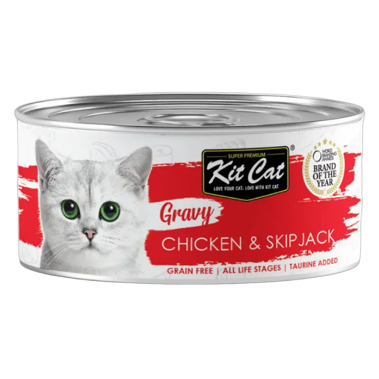 8858772603101, Kit Cat Gravy Wet Food Chicken & Skipjack 70g, 1