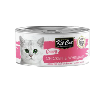 8858772603095, Kit Cat Gravy Wet Food Chicken Whitebait 70g, 1