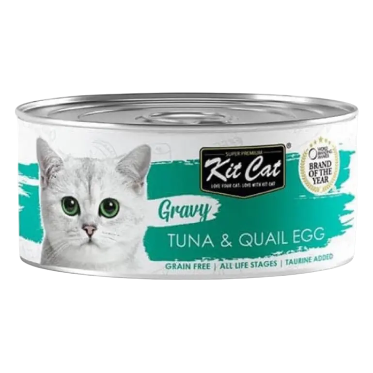 8858772603170, Kit Cat Gravy Wet Food Tuna Quail Egg 70g, 1