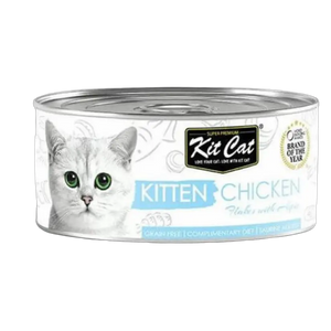 8858772603088, Kit Cat Kitten Wet Food Chicken with Flakes 80g, 1