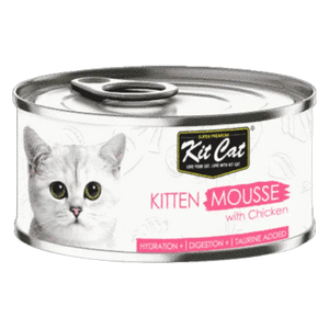 8858772602487, Kit Cat Kitten Wet Food Chicken Mousse 80g, 1