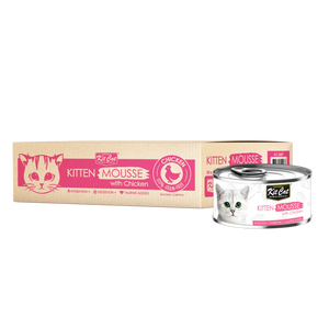 Kit Cat Kitten Wet Food Chicken Mousse 80g Kit Cat