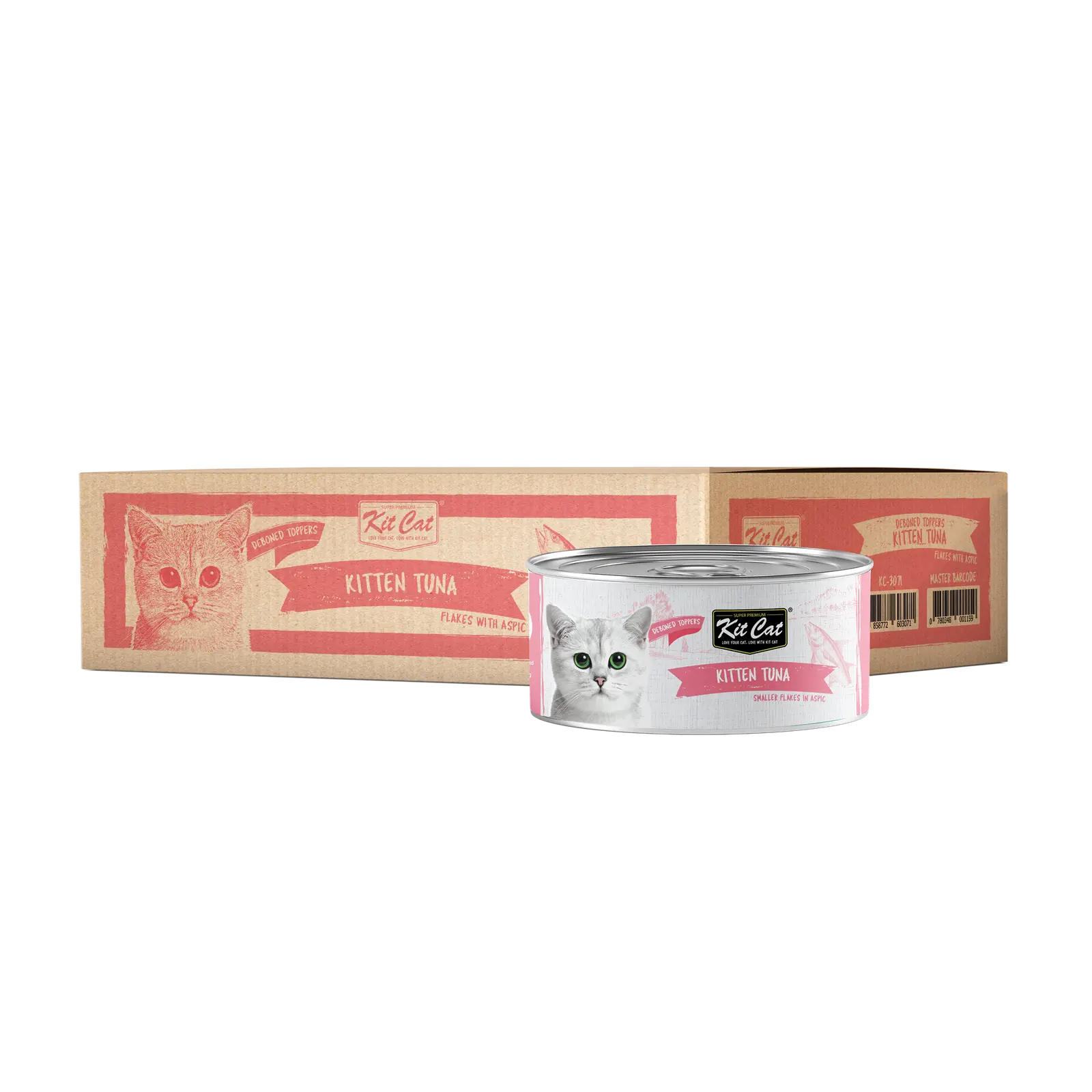 Kit Cat Kitten Wet Food Tuna Flakes 80g Kit Cat