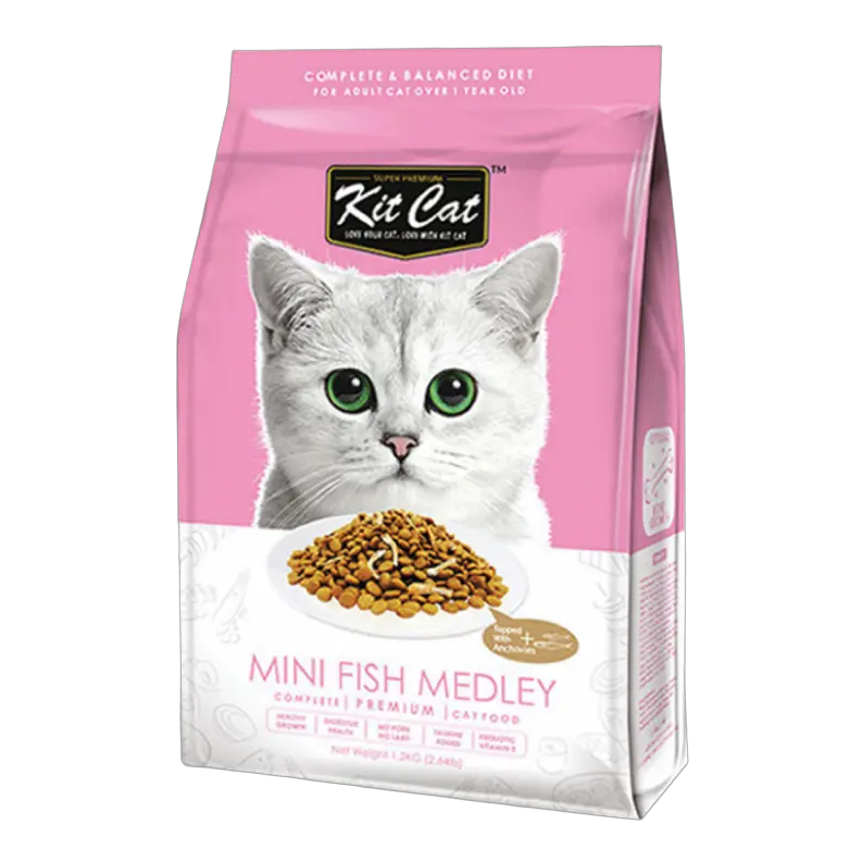 8858788709293, Kit Cat Dry Food Mini Fish Medley, 1
