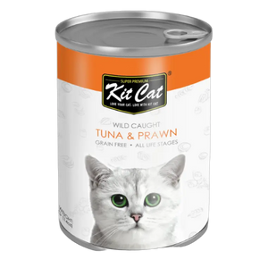 763163284440, Kit Cat Wet Food Tuna & Prawn 400g, 1