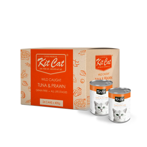 Kit Cat Wet Food Tuna & Prawn 400g Kit Cat
