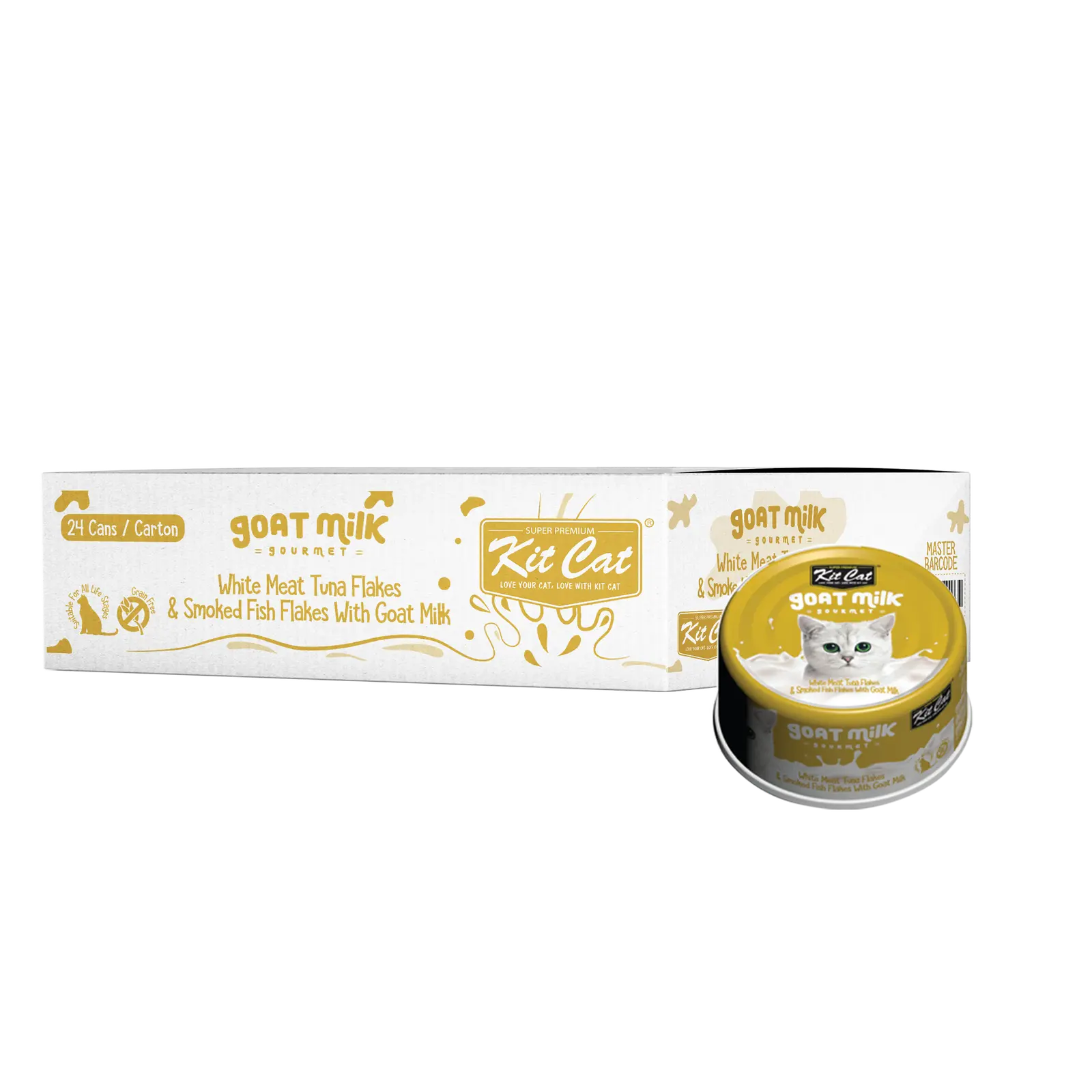 Kit Cat Wet Food Tuna & Smoked Fish with Goat Milk 70g Kit Cat