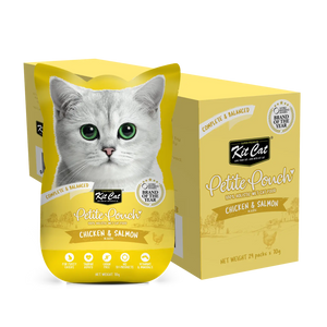 Kit Cat Complete Wet Food Petite Pouch Chicken Salmon 70g Kit Cat