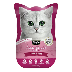 780348007168, Kit Cat Complete Wet Food Petite Pouch Tuna Beef 70g, 1