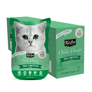 Kit Cat Complete Wet Food Petite Pouch Tuna & Whitefish 70g Kit Cat