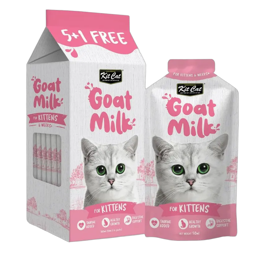 664533287903, Kit Cat Kitten Goat Milk Supplement 6 x 50ml, 1
