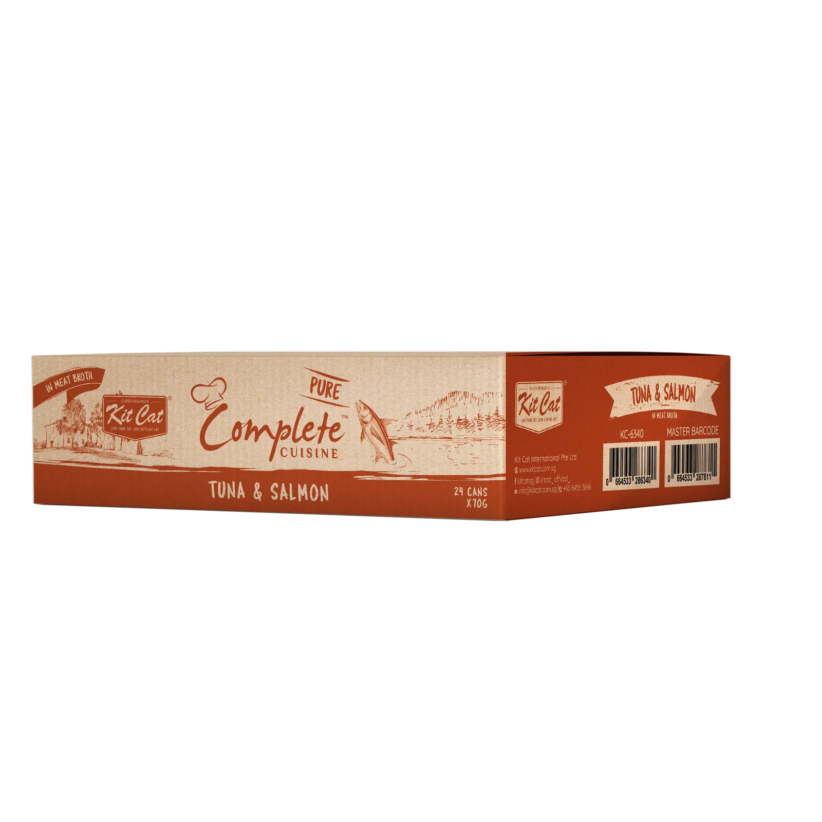 Kit Cat Complete Wet Food Tuna Salmon 70g Kit Cat