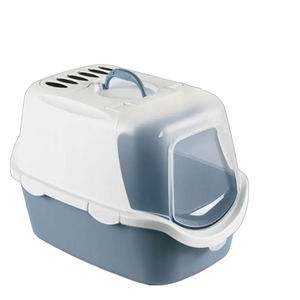8003507986497, Cat Hooded Cat Litter Box Easy Clean 56x40x40 cm Stefan Plast, 1