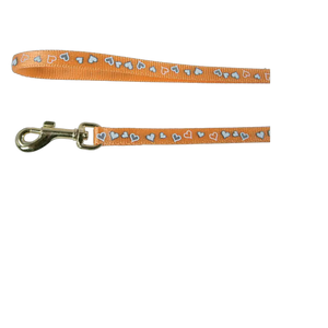 3336026702787, Cat Leash Reflective Heart Print 1 Meter Zolux, 1