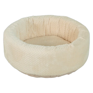 3336020802100, Cat Round Pet Bed Creamy Zolux, 1
