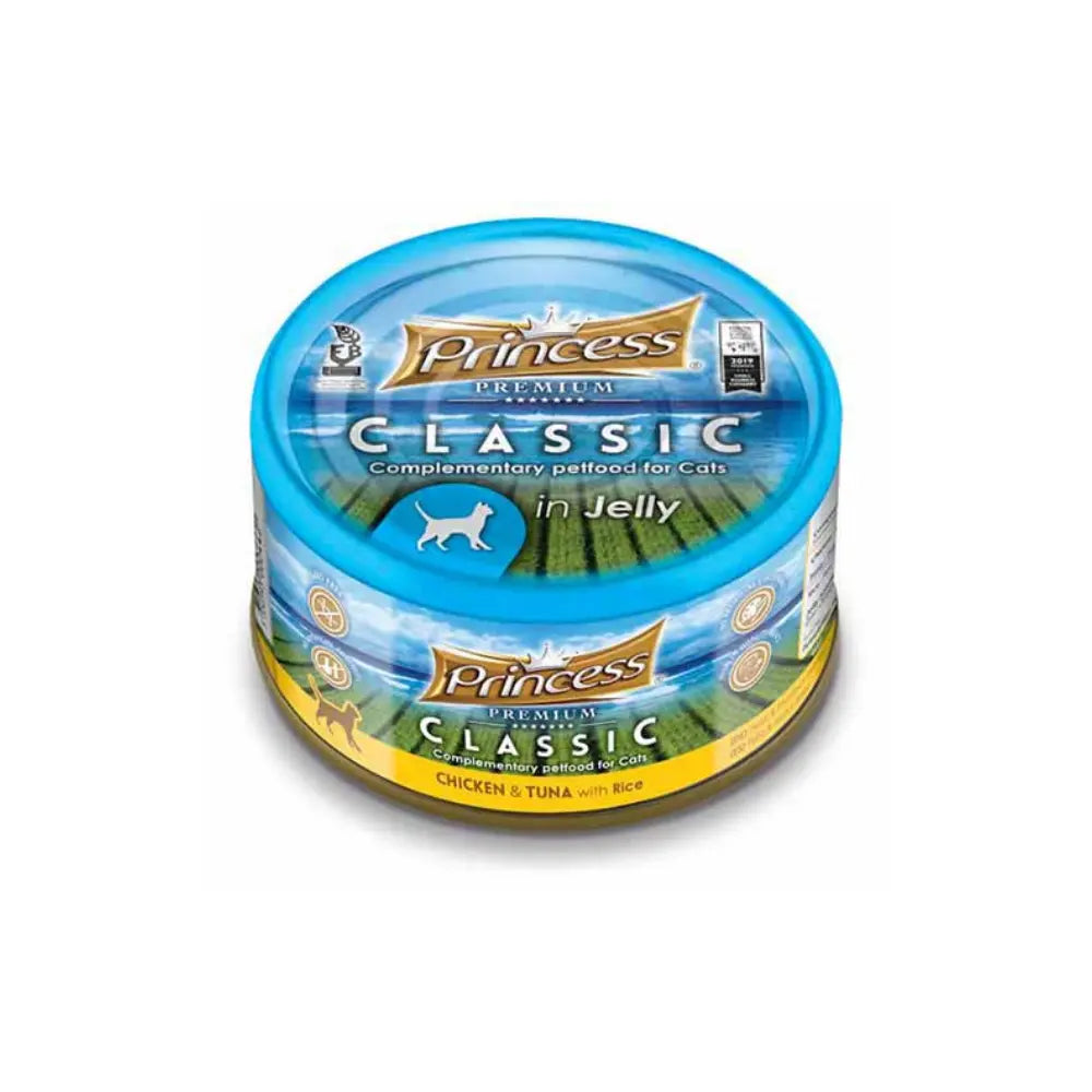 Princess Cat Wet Food Chicken and Tuna with Rice in Jelly 170g Princess