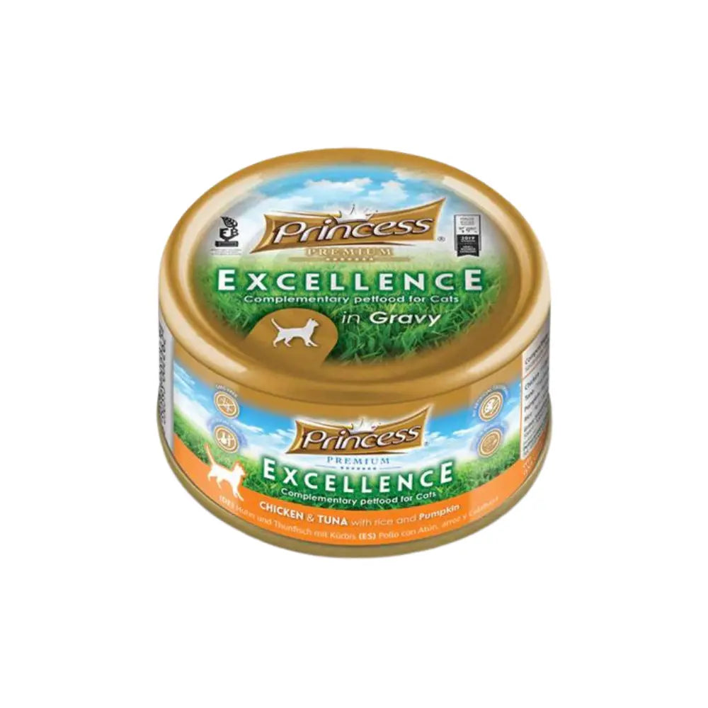 Princess Cat Wet Food Chicken, Tuna & Pumpkin 70g Princess