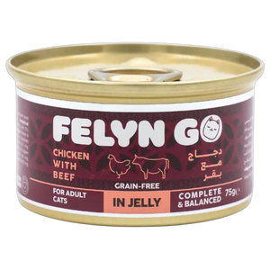 6281001157045, Felyn Go Cat Wet Food Chicken with Beef in Jelly 75g, 1