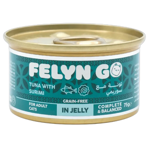 6281001157090, Felyn Go Cat Wet Food Tuna with Surimi in Jelly 75g, 1