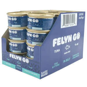 Felyn Go Kitten Wet Food Tuna in Jelly 75g Felyn Go