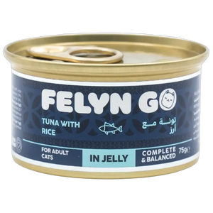 6281001157137, Felyn Go Cat Wet Food Tuna with Rice in Jelly 75g, 1