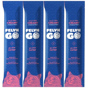 6281001157403, Felyn Go Cat Creamy Lickable Treats Catnip 4x15g, 1