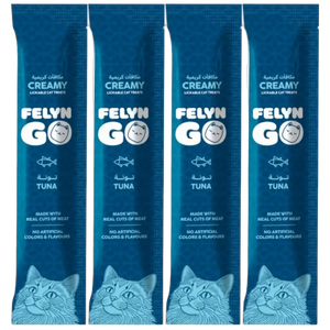 6281001157465, Felyn Go Cat Creamy Lickable Treats Creamy Tuna 4x15g, 1