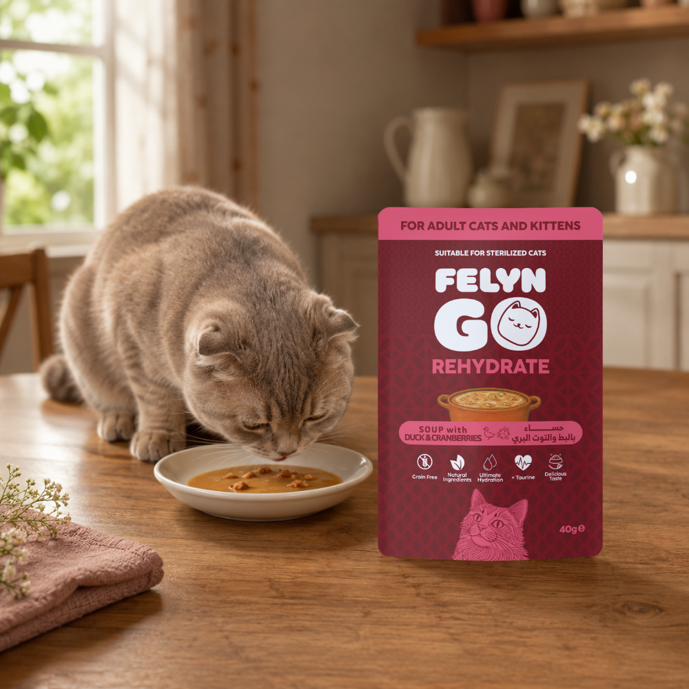 Felyn Go Rehydrate Cat Soup with Beef 40g (for Cats & Kittens)