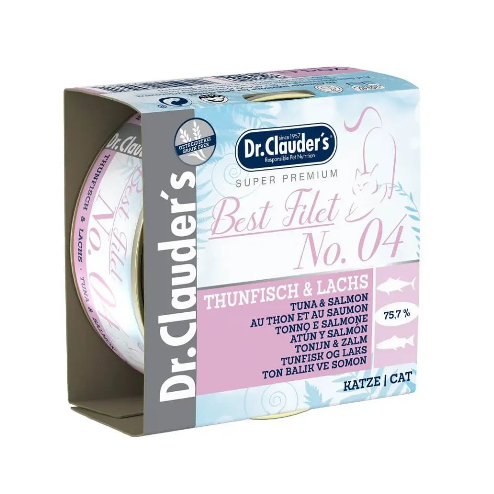 Dr. Clauder's Cat Wet Food Adult Tuna & Salmon 70g Dr. Clauder