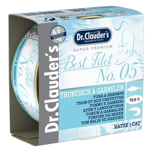 4014355280570, Dr. Clauder's Cat Wet Food Tuna & Shrimps 70g, 1