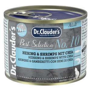 4014355261029, Dr. Clauder's Cat Wet Food Herring & Shrimp with Chia 200g, 1