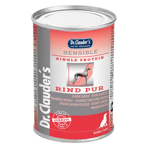 4014355226707, Dr. Clauder's Dog Wet Food Sensitive Beef Adult 400g, 1