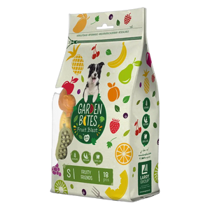 5414365366193, Dog Dental Sticks Fruity Friends Treat Garden Bites, 1