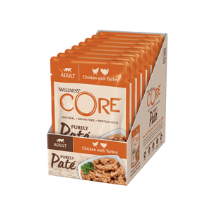 Wellness Core Cat Wet Food Chicken & Turkey Pâté 85g Core