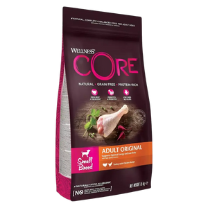 076344107385, Wellness Core Dog Dry Food Low Fat Turkey Small Breed Adult, 1