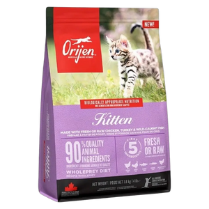 064992718862, Orijen Kitten Dry Food Chicken Turkey Fish, 1